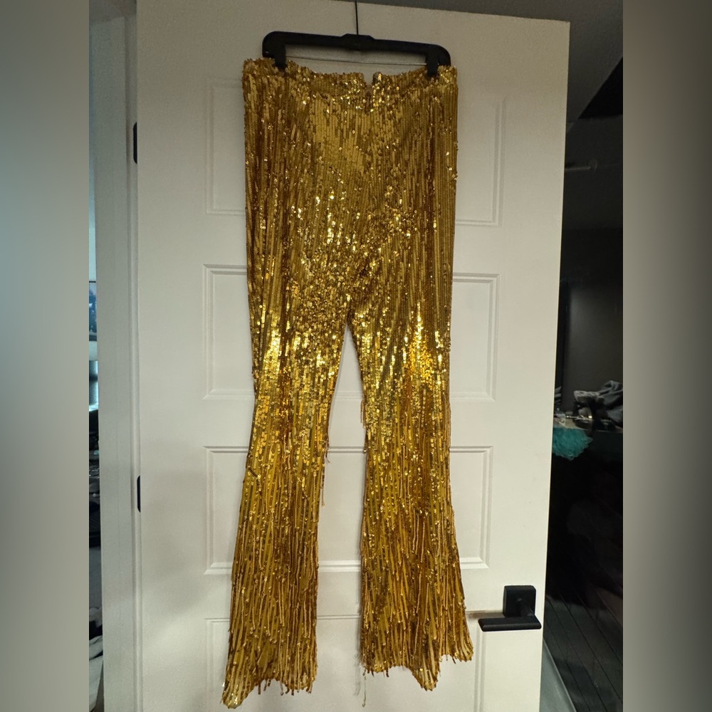 Fashion Nova Luxe fringe pants